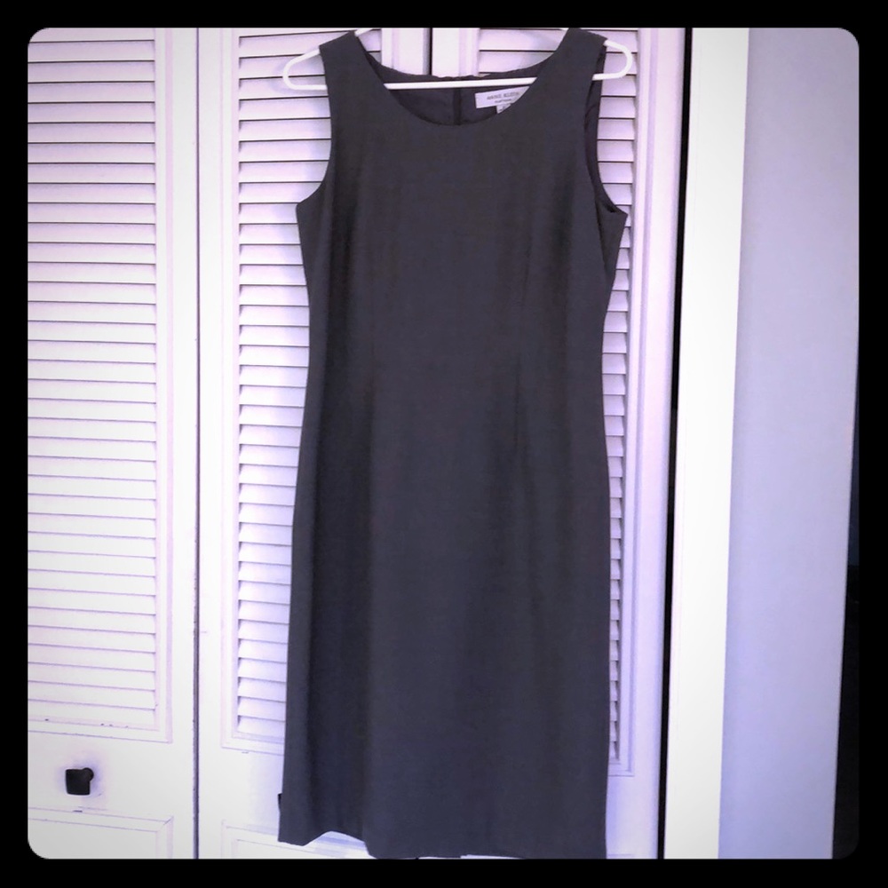 Flattering fitted suit dress